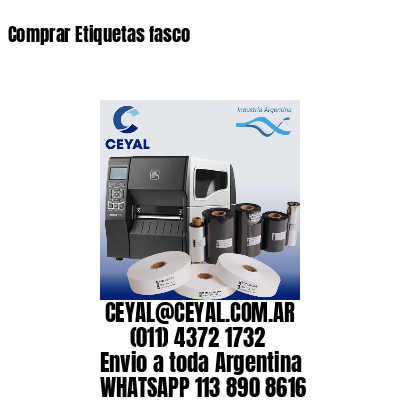 Comprar Etiquetas fasco