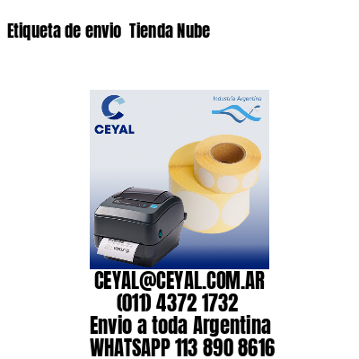 Etiqueta de envio  Tienda Nube