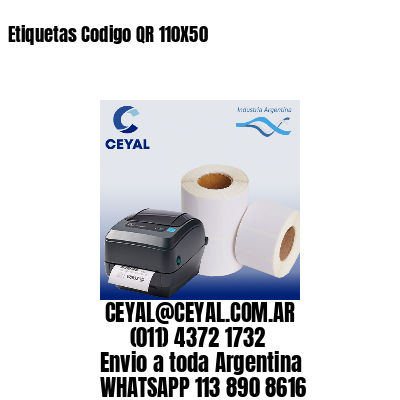 Etiquetas Codigo QR 110X50