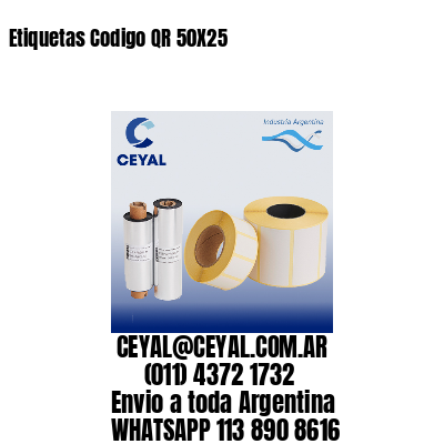 Etiquetas Codigo QR 50X25