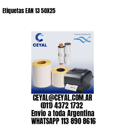 Etiquetas EAN 13 50X25