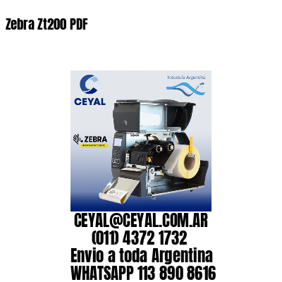 Zebra Zt200 PDF