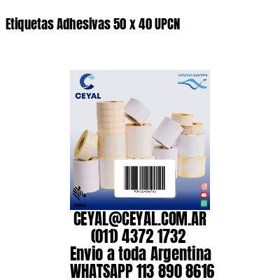 Etiquetas Adhesivas 50 x 40 UPCN