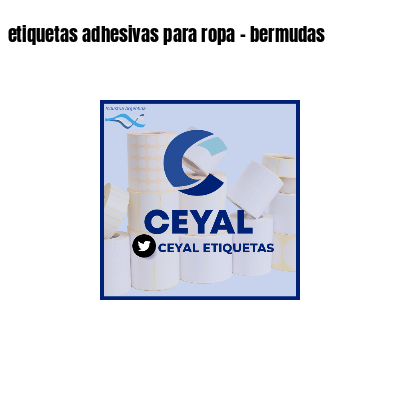 etiquetas adhesivas para ropa - bermudas