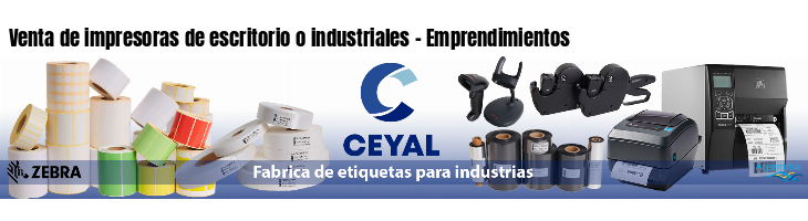 Venta de impresoras de escritorio o industriales - Emprendimientos