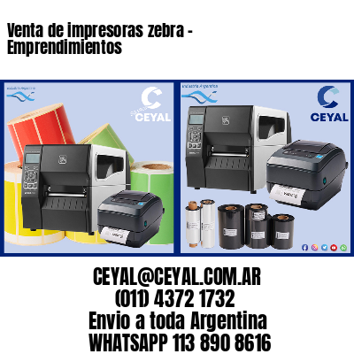 Venta de impresoras zebra – Emprendimientos