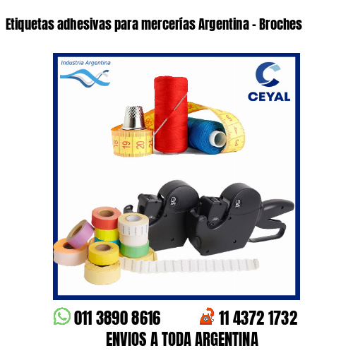 Etiquetas adhesivas para mercerías Argentina - Broches