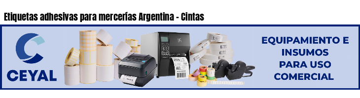 Etiquetas adhesivas para mercerías Argentina - Cintas