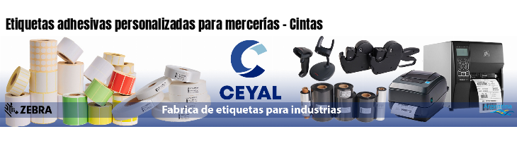 Etiquetas adhesivas personalizadas para mercerías - Cintas