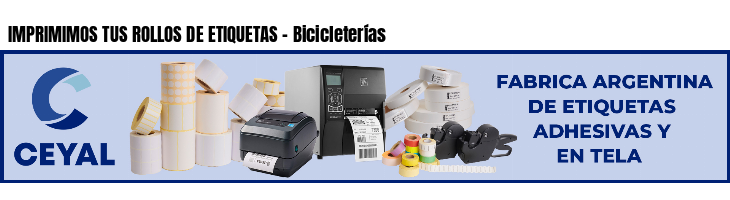 IMPRIMIMOS TUS ROLLOS DE ETIQUETAS - Bicicleterías