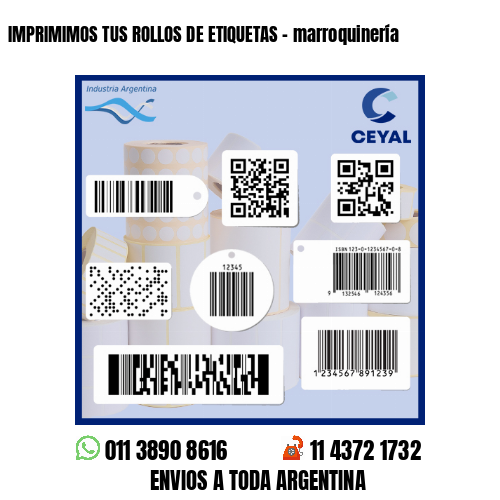 IMPRIMIMOS TUS ROLLOS DE ETIQUETAS - marroquinería