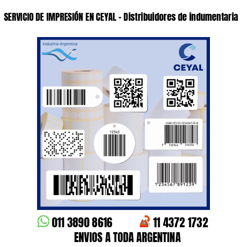 SERVICIO DE IMPRESIÓN EN CEYAL - Distribuidores de indumentaria