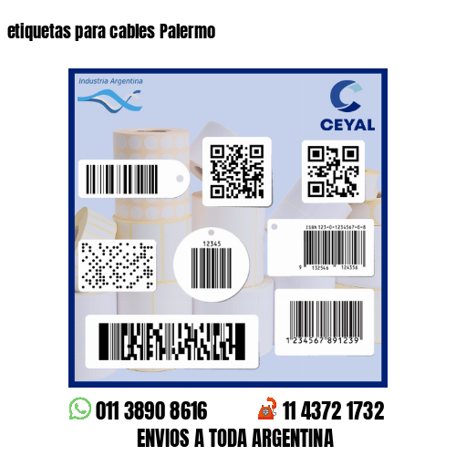 etiquetas para cables Palermo