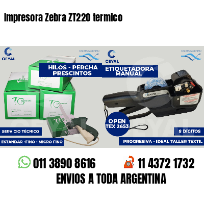 Impresora Zebra ZT220 termico