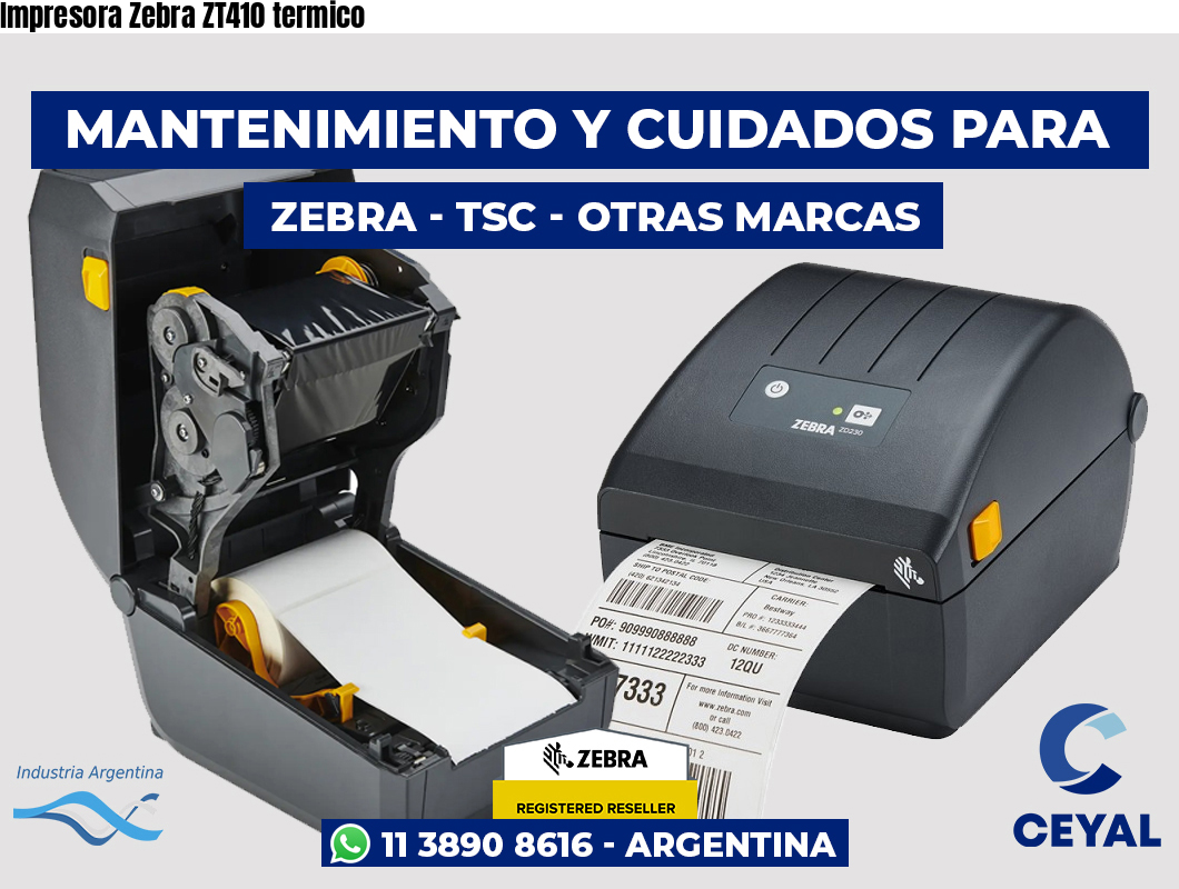 Impresora Zebra Zt410 Termico Zebra Impresora 2680