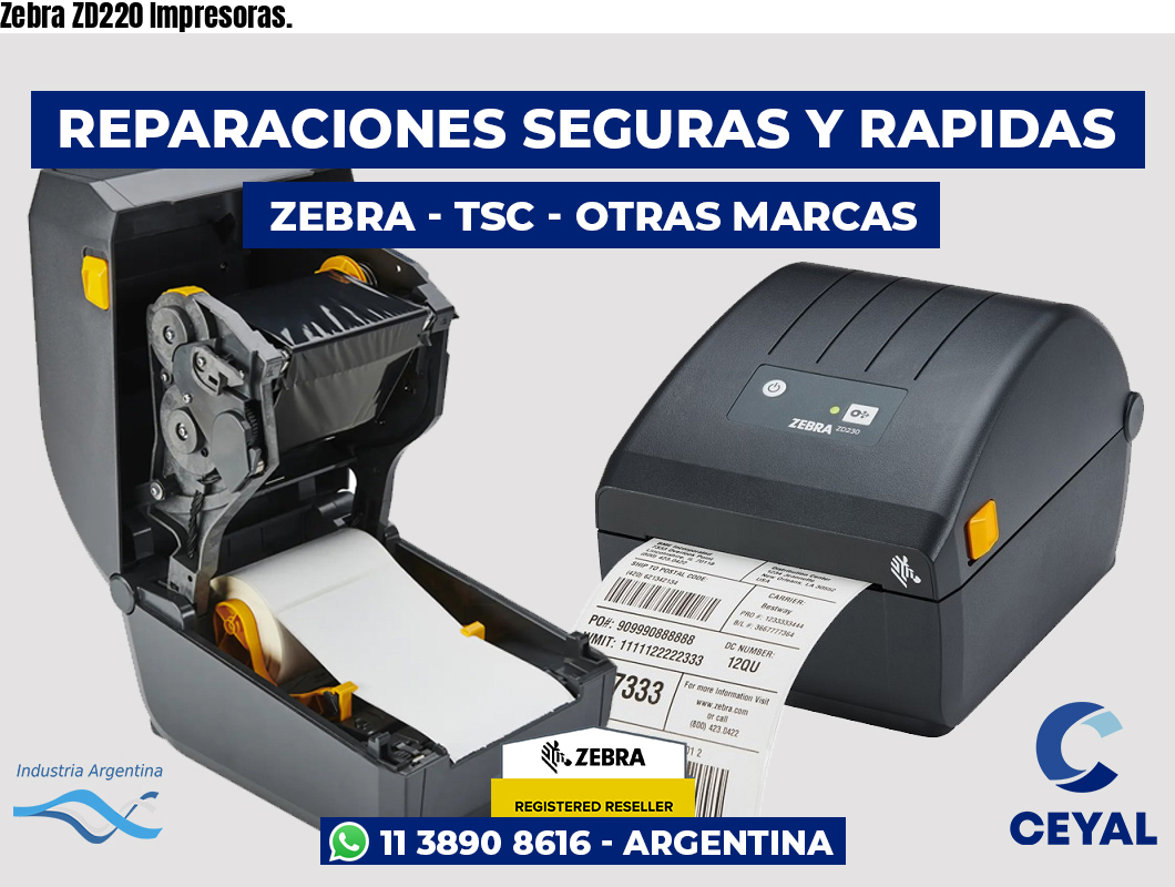 Zebra ZD220 Impresoras.