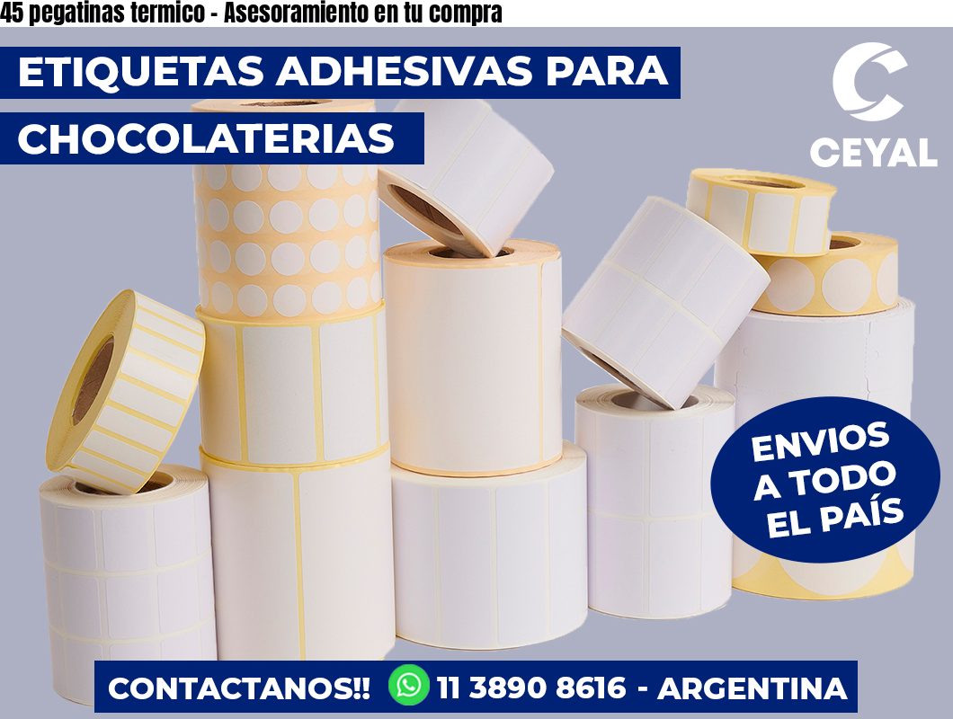 45 pegatinas termico - Asesoramiento en tu compra