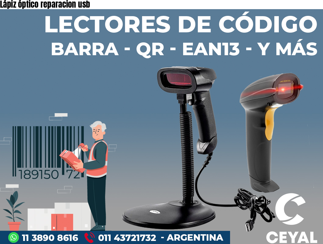 Lápiz óptico reparacion usb