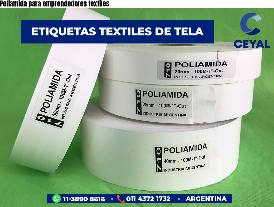 Poliamida para emprendedores textiles