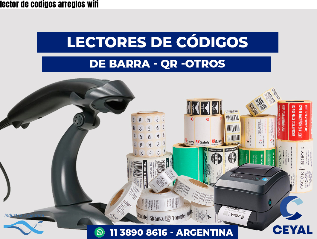 lector de codigos arreglos wifi