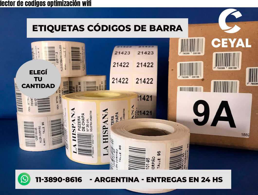 lector de codigos optimización wifi