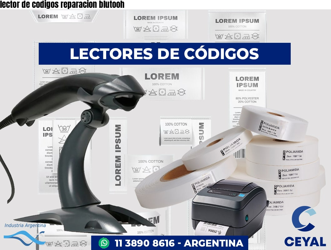 lector de codigos reparacion blutooh