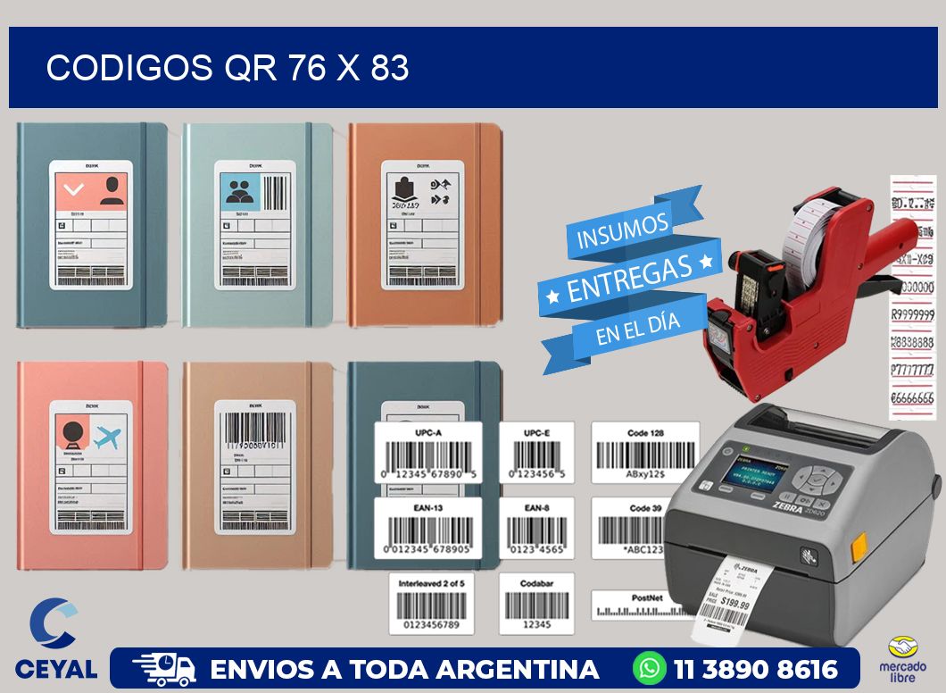 CODIGOS QR 76 x 83