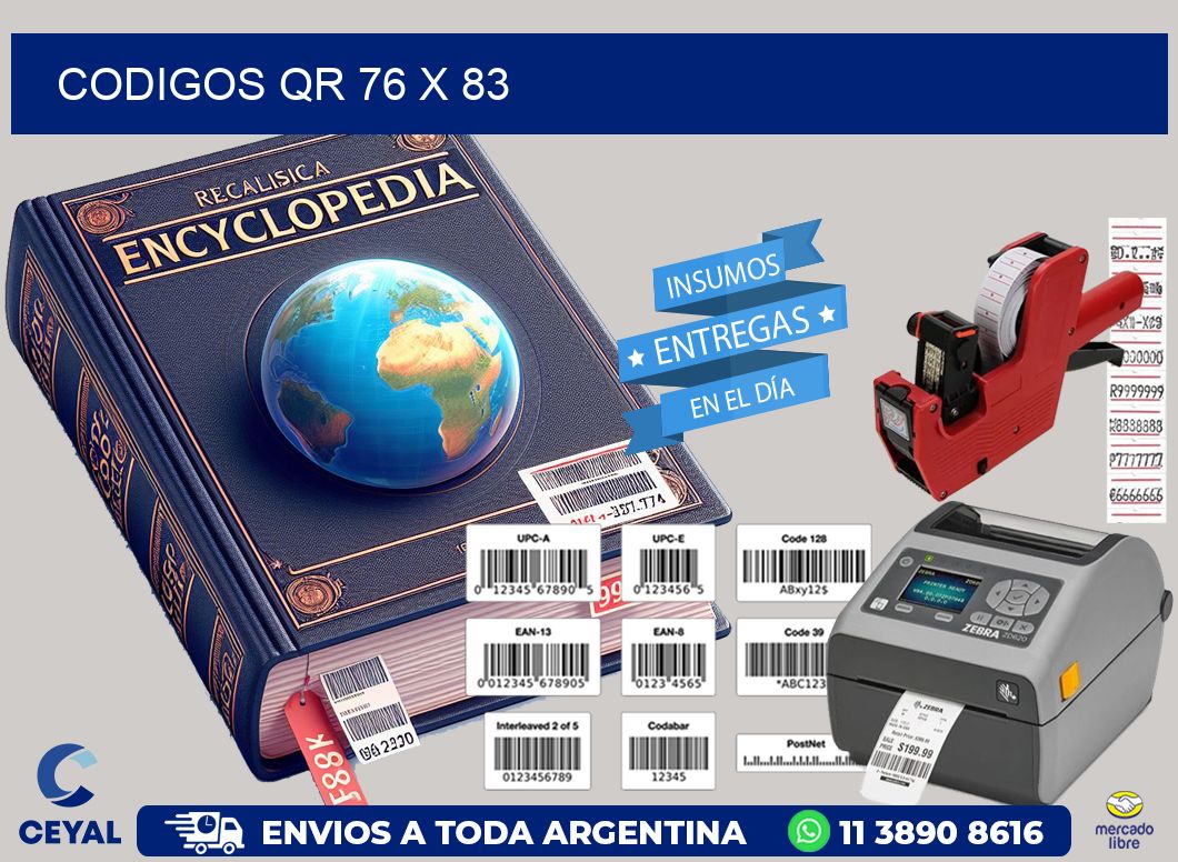 CODIGOS QR 76 x 83