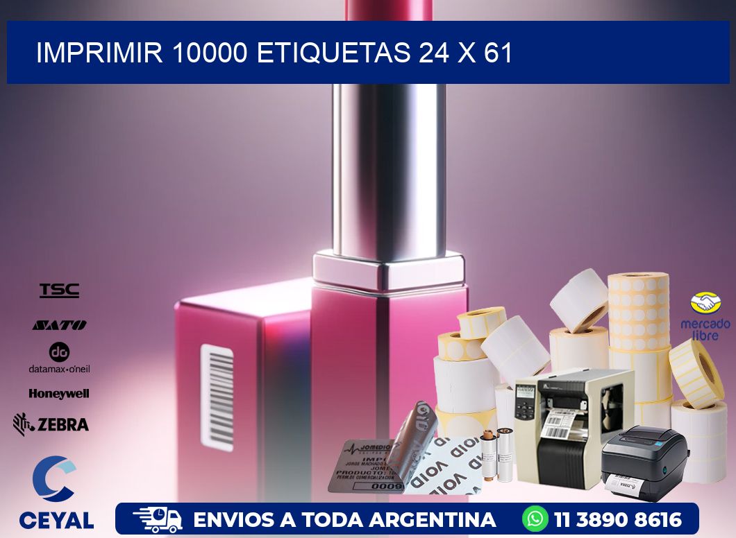 IMPRIMIR 10000 ETIQUETAS 24 x 61