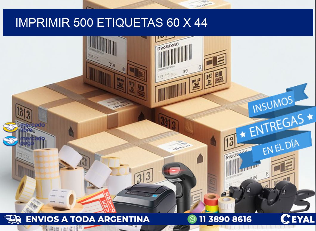 IMPRIMIR 500 ETIQUETAS 60 x 44