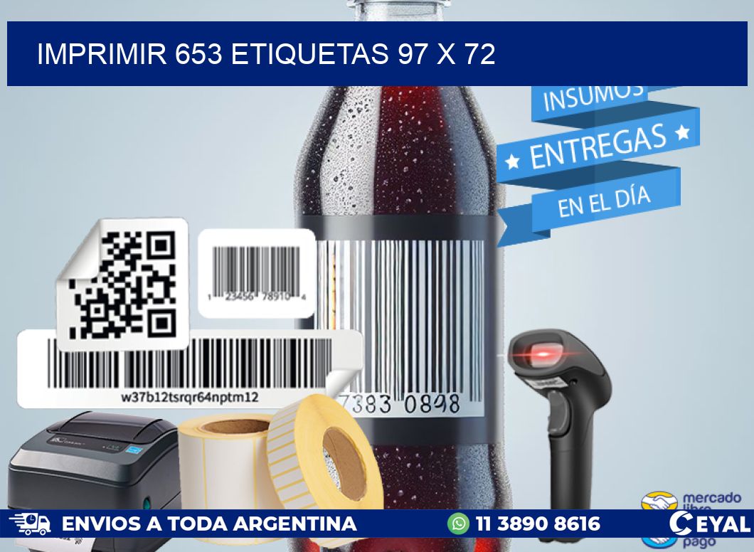 IMPRIMIR 653 ETIQUETAS 97 x 72