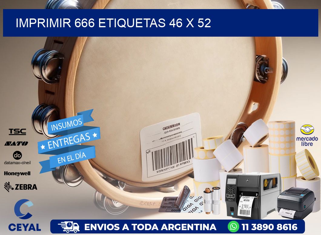 IMPRIMIR 666 ETIQUETAS 46 x 52