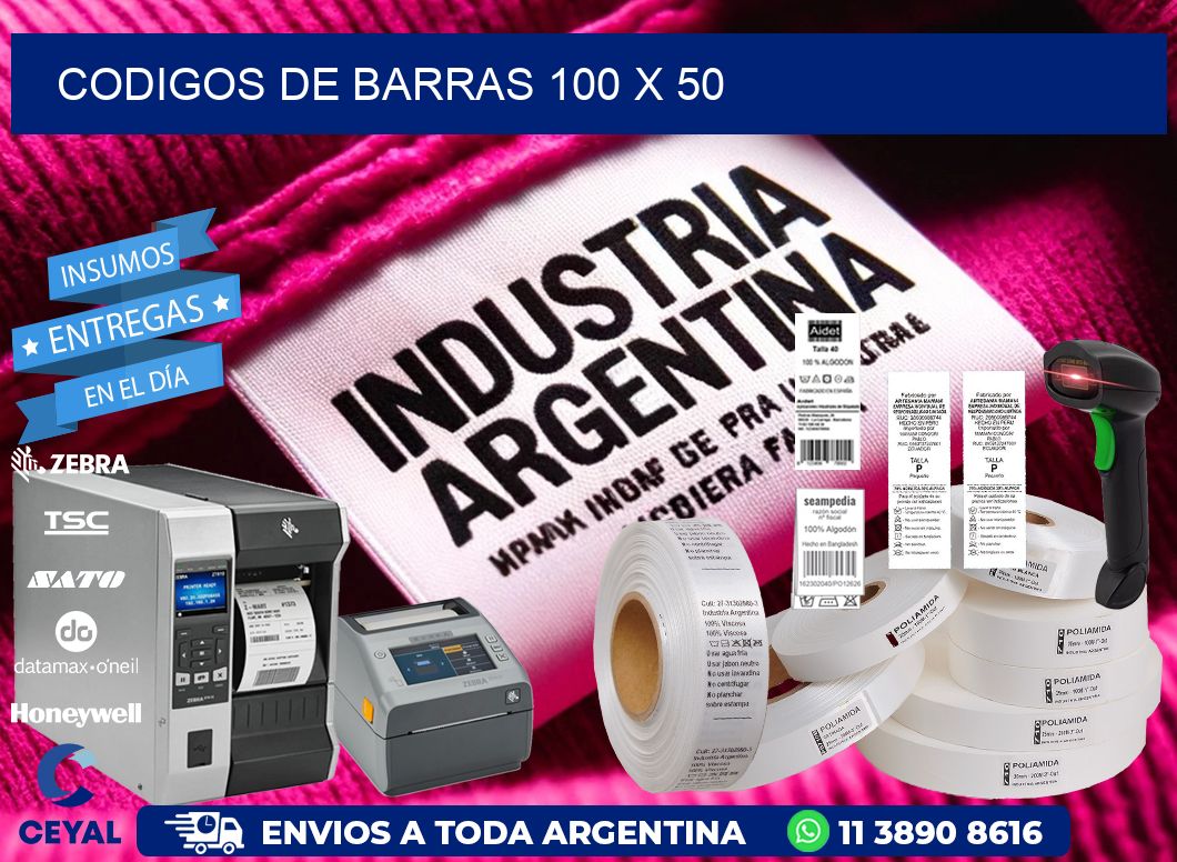 codigos de barras 100 x 50