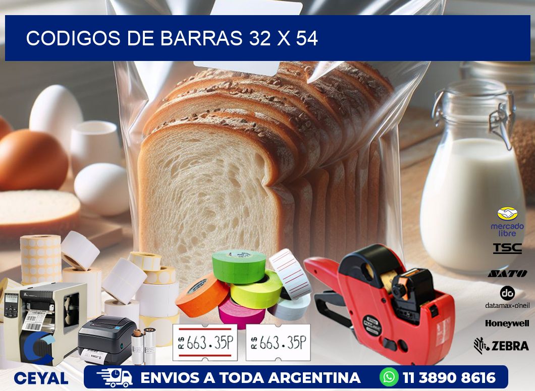 codigos de barras 32 x 54