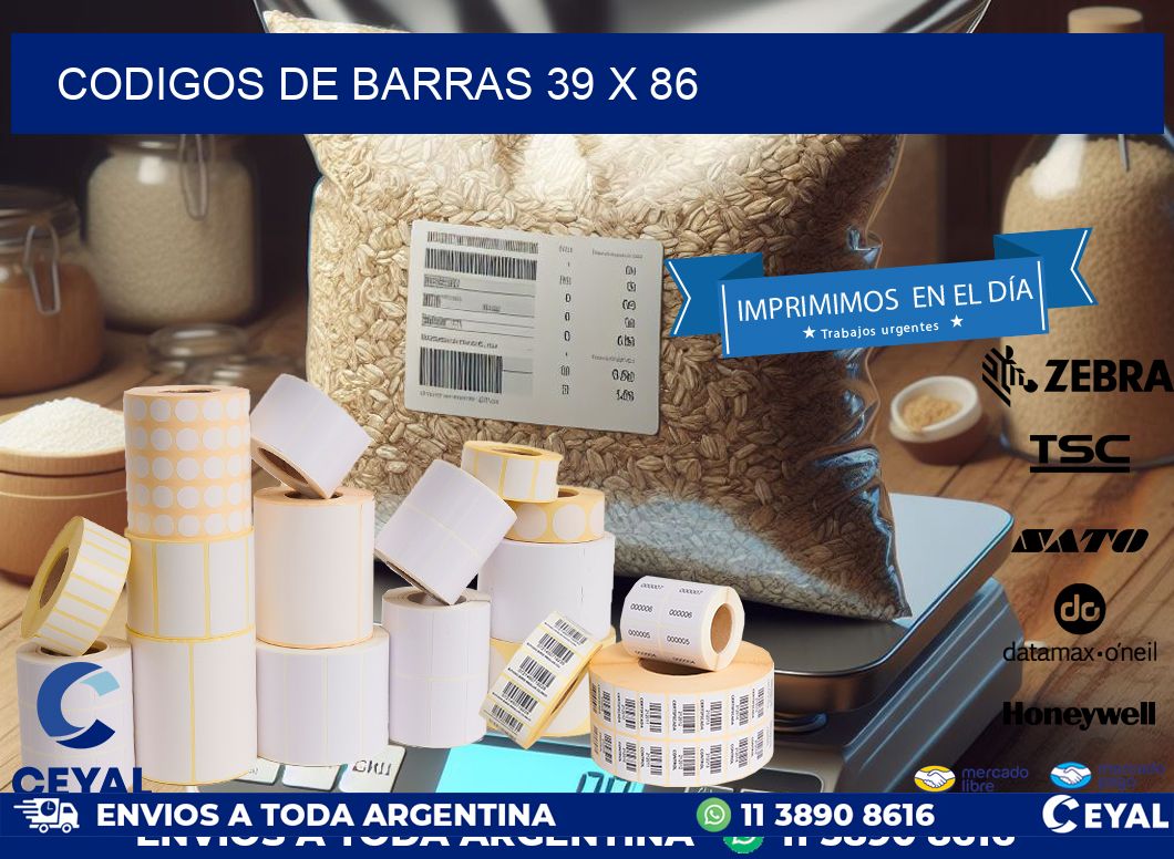 codigos de barras 39 x 86