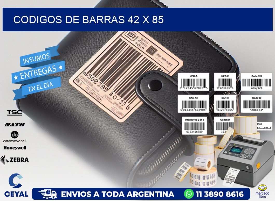 codigos de barras 42 x 85