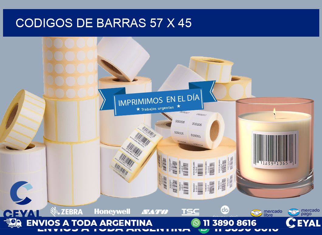 codigos de barras 57 x 45