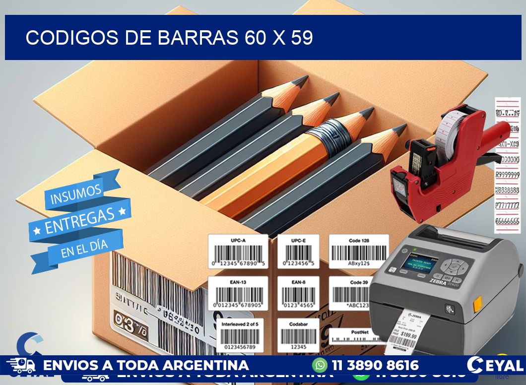 codigos de barras 60 x 59