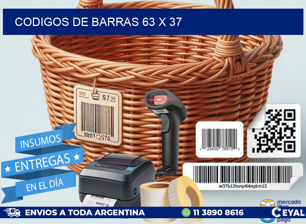 codigos de barras 63 x 37