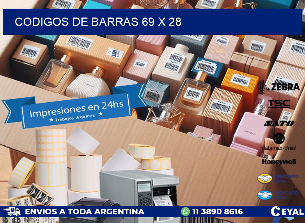 codigos de barras 69 x 28