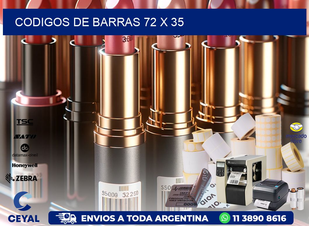 codigos de barras 72 x 35