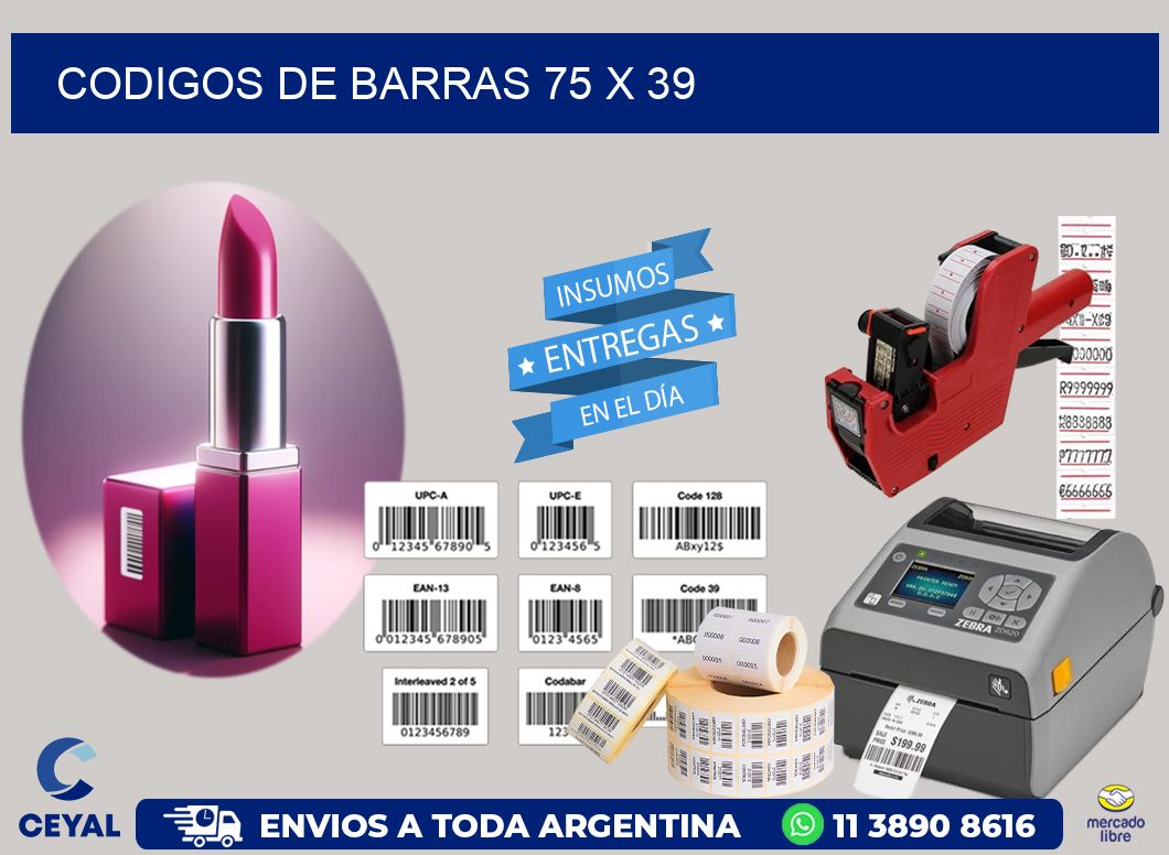 codigos de barras 75 x 39