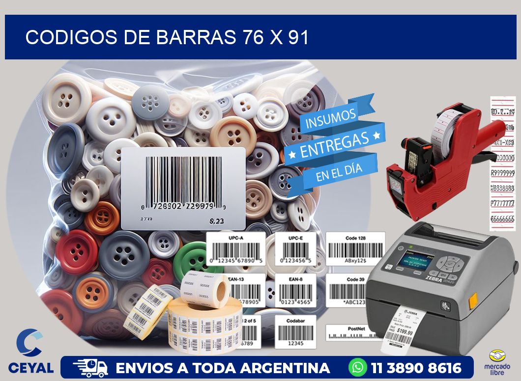 codigos de barras 76 x 91