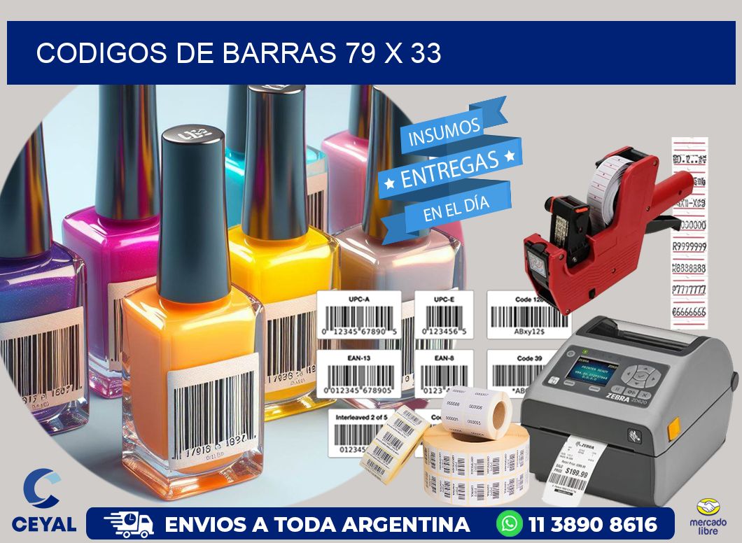 codigos de barras 79 x 33