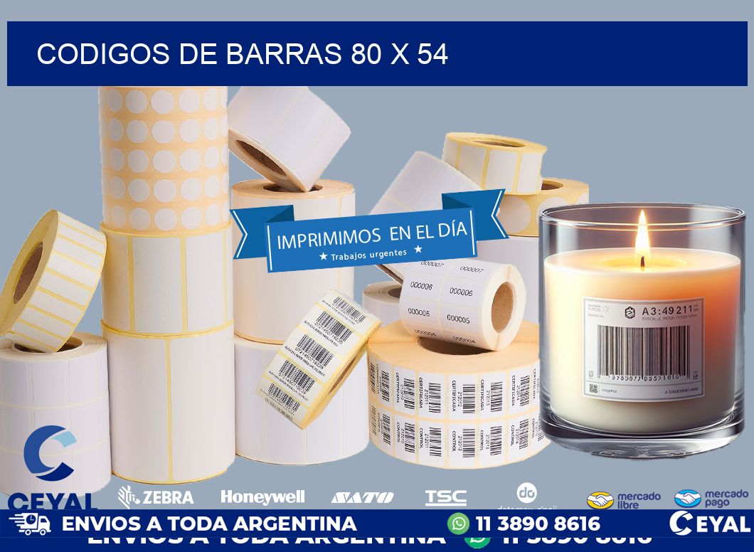 codigos de barras 80 x 54