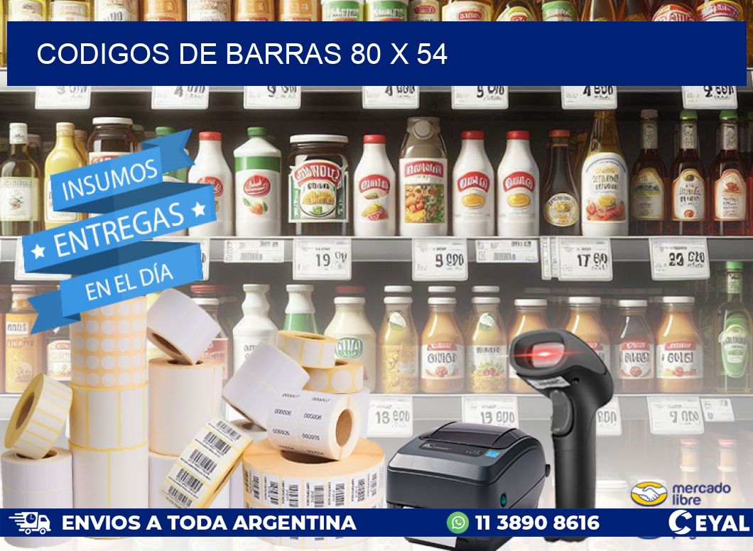 codigos de barras 80 x 54