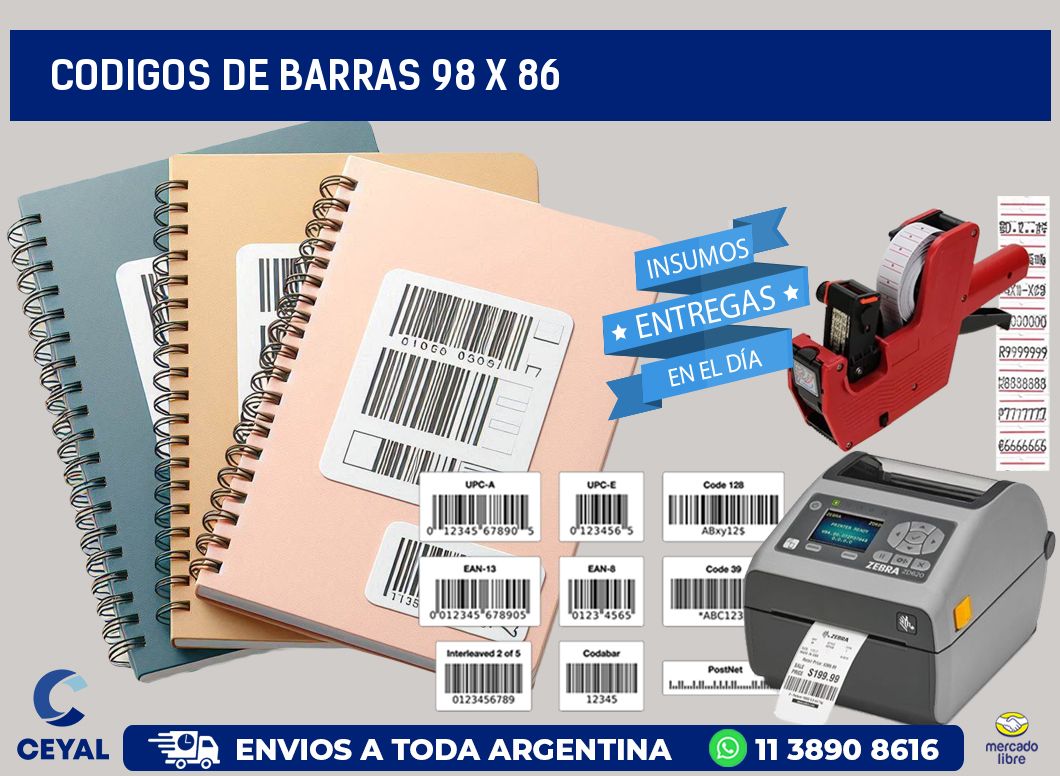 codigos de barras 98 x 86