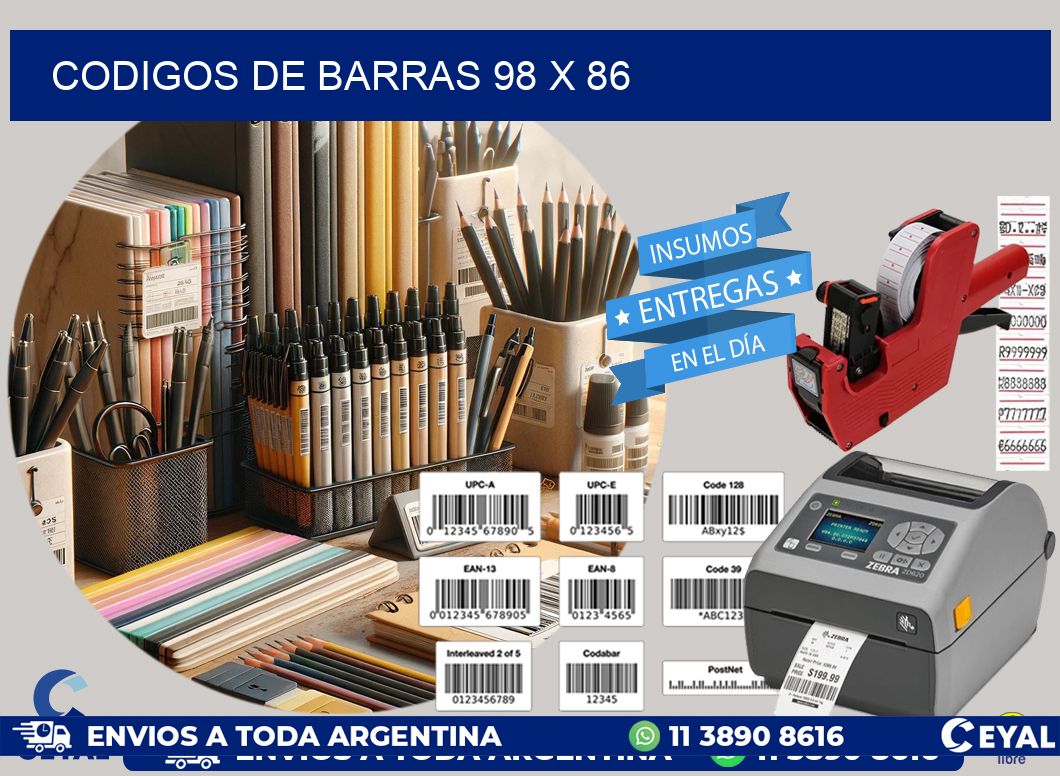 codigos de barras 98 x 86