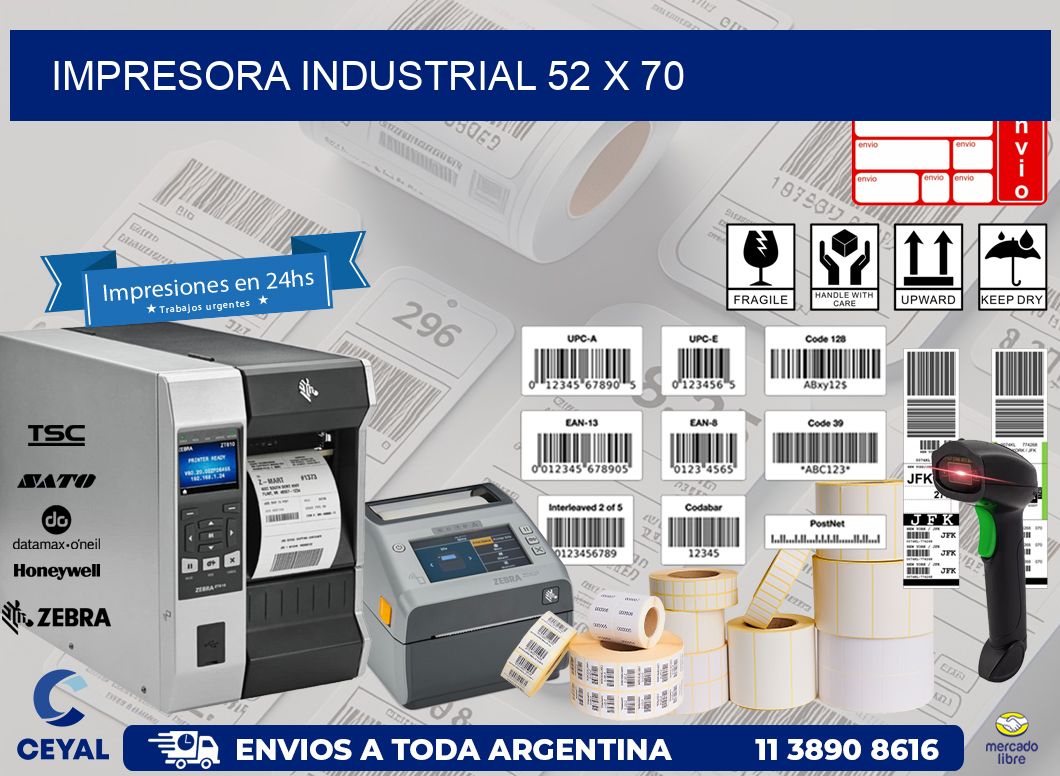 impresora industrial 52 x 70