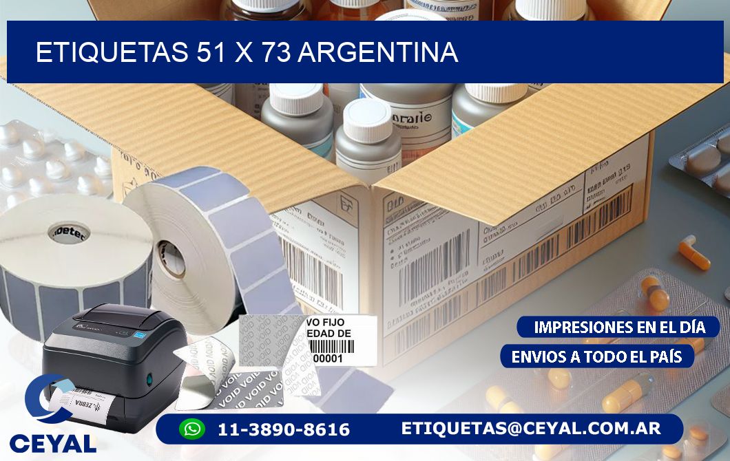 ETIQUETAS 51 x 73 ARGENTINA